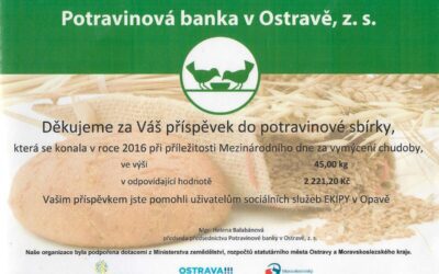 Potravinová sbírka 2016